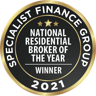 Specialist Finance Group 2021 National Residential Broker of the year Winner