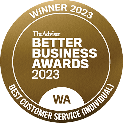 The Adviser Better Business Awards Winner 2023 - WA Best Customer Service (Individual)