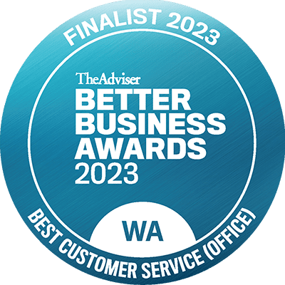 The Adviser Better Business Awards Finalist 2023 - WA Best Customer Service (Office)