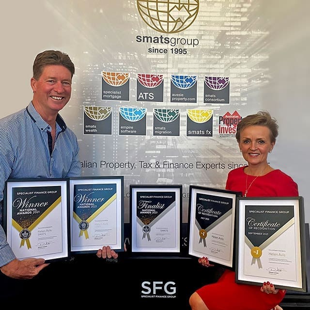 Helen Avis and Steve Ayris with SFG Awards