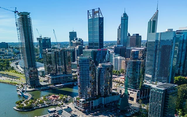 Perth CBD and Elizabeth Quay