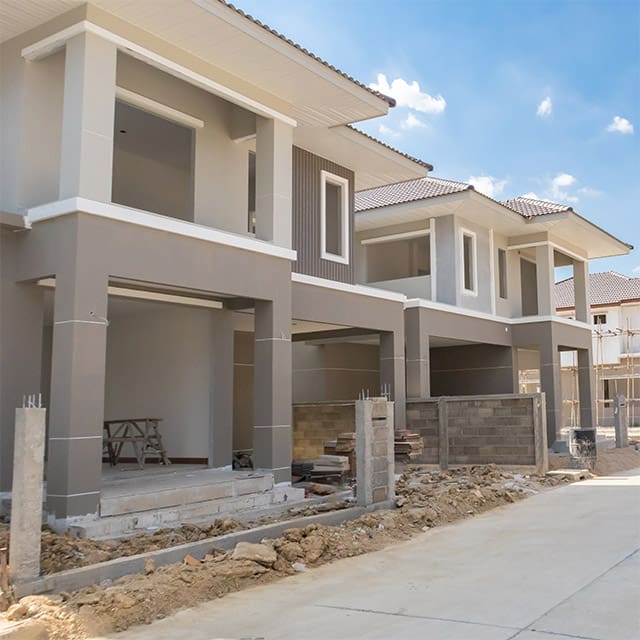 New build homes in new subdivision
