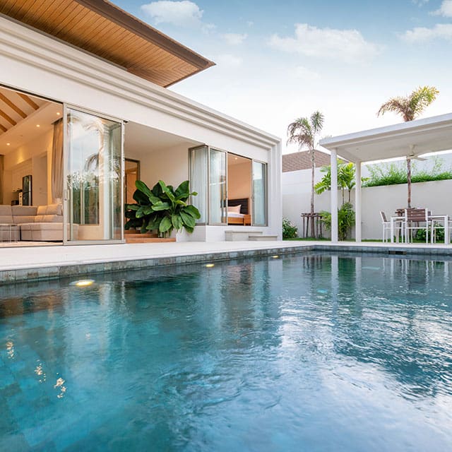 Modern Home with pool