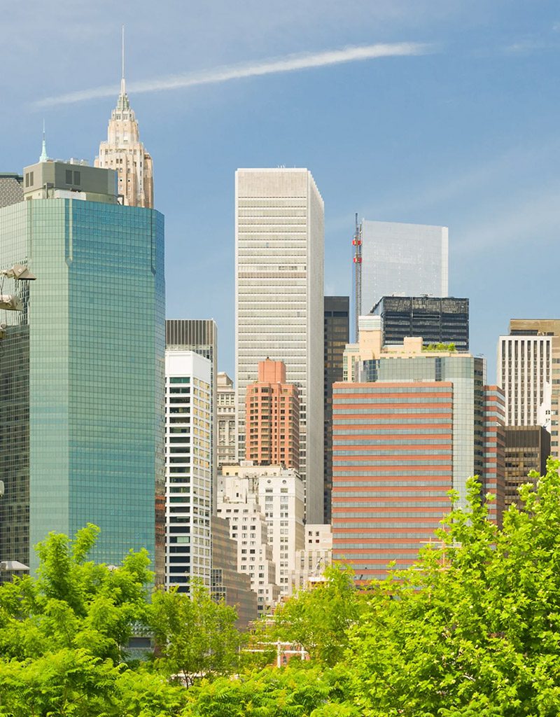 American city skyline